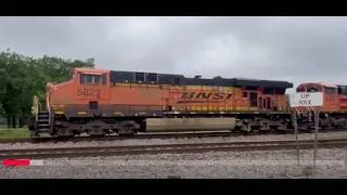 Thumbnail: BNSF RAIL - Crossing Ellis County - BNSF5823 Leading