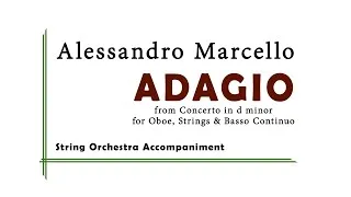 Thumbnail: Alessandro Marcello - 'Adagio' from Oboe Concerto (String Orchestra Accompaniment)