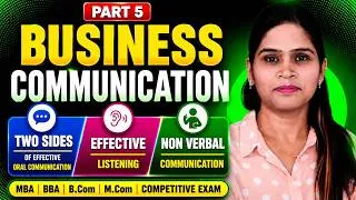 Thumbnail: Two Sides Of Effective Oral Communication | Effective Listening | Non Verbal Communication | Part 5