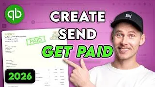 Thumbnail: How to Create & Send Invoices in QuickBooks Online (2026)
