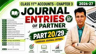 Thumbnail: Carriage Journal Entry | Rules of Debit & Credit | Episode 20 /29