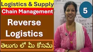 Thumbnail: 5. Reverse Logistics from  Logistics & Supply Chain Management subject in Telugu