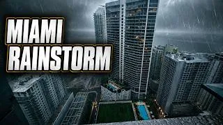 Thumbnail: Miami Rainstorm from Above 🌧️ | 50 Minutes of Real Rain in 4K