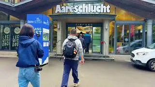 Thumbnail: Aare Gorge (Aareschlucht) Meiringen & Lauterbrunnen 🇨🇭 Switzerland Walking Tour | No Talking