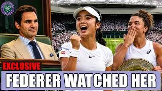 Thumbnail: ROGER FEDERER WAS SPOTTED WATCHING ALEX EALA FROM THE ROYAL BOX!