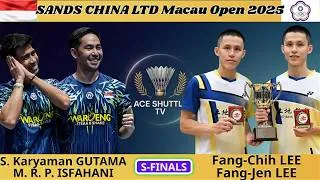 Thumbnail: Gutama/Isfahani vs Fang-Chih Lee/Fang-Jen Lee | S-FINALS Macau Open 2025