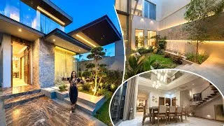 Thumbnail: Most Unique 311 Gaj Ultra Luxury Bungalow in Jaipur with Indoor Garden🌿 Waterfall & Fish Pond 🐠