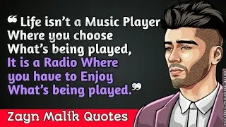 Thumbnail: Top Zayn Malik Quotes | Zayn Malik | Zayn Quotes