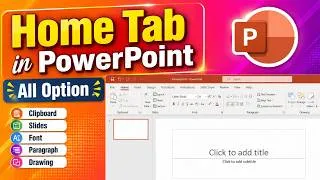 Thumbnail: #5 PowerPoint Home Tab Complete Tutorial in Hindi | All Home Tab Options Explained