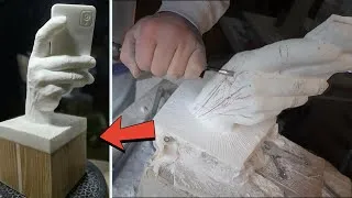 Thumbnail: Carved in Marble | Hyper-Realistic Stone Carving| A Modern Classic