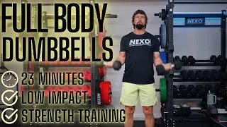 Thumbnail: Dumbbell Full Body Workout + Cardio Home Workout
