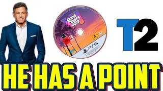 Thumbnail: Take Two CEO shares his thoughts on the change to all digital. | GTA 6