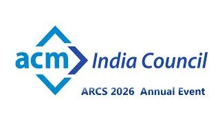 Thumbnail: | ACM India Council | ARCS 2026 Annual Event  |