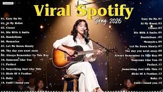 Thumbnail: Viral Spotify Song 2026🔥🎵  Newest English Love Song That Hit Deep   Soft Acoustic Playlist 1