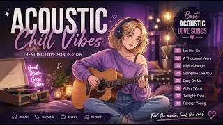 Thumbnail: Positive Vibes Playlist 2026 🌿 Chill Acoustic Covers | Soft & Relaxing Feel Good Songs