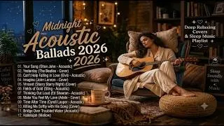 Thumbnail: Midnight Acoustic Love Songs 2026 ✨ Deep Relaxing Covers & Sleep Music Playlist