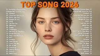 Thumbnail: Top Songs 2026 🎧 Acoustic & Chill English Hits | Relaxing Music Playlist | Perfect, Shape of You