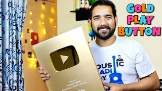 Thumbnail: Youtube Gold Play Button Unboxing | Acoustic Pahadi |