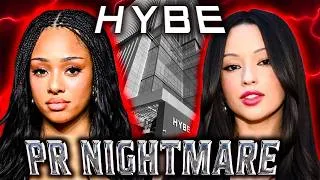 Thumbnail: Does Hybe Have a Massive PR Problem?... Saint Satine & Katseye