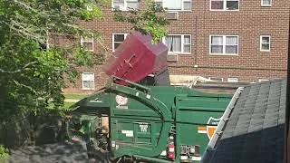 Thumbnail: IWS Garbage Disposal Mack McNeilus Front Loader #6633