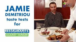 Thumbnail: Jamie Demetriou taste tests for Restaurants Against Hunger