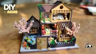 Thumbnail: Building a Tiny Japanese Sakura House 🌸 | Mini Cherry Courtyard Dollhouse | ASMR