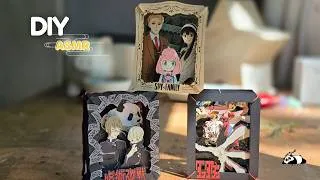 Thumbnail: 3 Anime Paper Theatre Kits in One Video 🎭 | JJK + Spy Family + Dandadan | Lofi ASMR