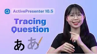 Thumbnail: How to Create Tracing Interaction & Question in ActivePresenter