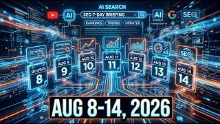 Thumbnail: ASR - SEO 7-Day Weekly Briefing - August 8-14, 2026