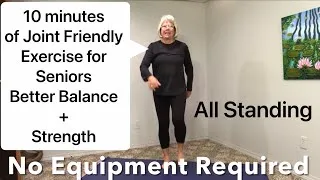 Thumbnail: 10 min Tuneup:Seniors joint friendly exercise for improved strength, balance, all standing
