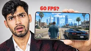 Thumbnail: I PLAYED GTA 5 ON MOBILE! 😱