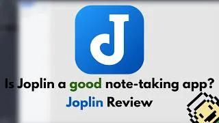 Thumbnail: Is Joplin a good note-taking app? | Cy Reviews #1