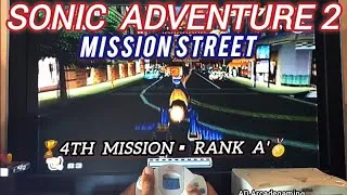 Thumbnail: Sonic Adventure 2: Mission Street Mission 4 Rank A - Reach The Goal Within 3 Minutes -Sega Dreamcast