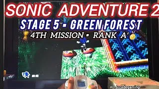 Thumbnail: Sonic Adventure 2: Green Forest Mission 4 Rank A - Reach The Goal Within 4 Minutes - Sega Dreamcast