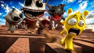 Thumbnail: WHO WILL SURVIVE SPRUNKI ? 😱 TEAM GRAY vs TEAM SIMON vs BRUD vs JEVIN | GARRY'S MOD