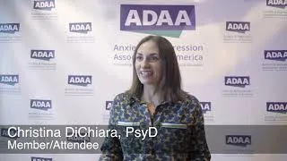 Thumbnail: What Is a Benefit of Attending the ADAA Annual Conference? | Christina DiChiara, PsyD