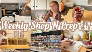 Thumbnail: Shop With Me + Meal Prep for the Week | Life Update ⭐