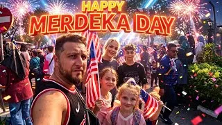 Thumbnail: Our New Zealand Family’s FIRST Independence Day in Malaysia 🇲🇾🎉 Family Travel Vlog