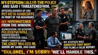 Thumbnail: My Stepson Had Me Arrested in Front of the Neighbors — At the Station the Chief Called Me "Colonel"