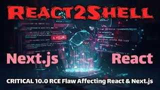 Thumbnail: STOP CODING: React & Next.js Developers Must Patch This RCE Vulnerability