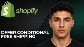 Thumbnail: How to Offer Conditional Free Shipping on Shopify (2026 Step-by-Step Tutorial for Beginners)
