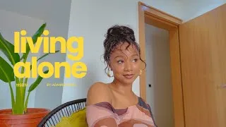 Thumbnail: Living Alone Diaries | self care, eating out, game night, closet sale, shopping, yapping & more 🌷