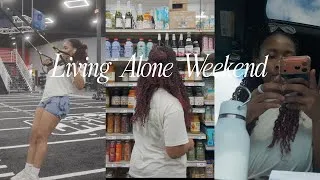 Thumbnail: Living Alone Diaries 🧺✨ | Productive Weekend Reset, Grocery Shopping, Gym & Movie Night