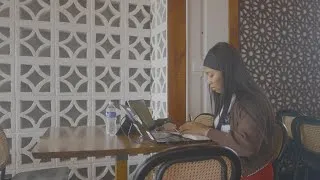 Thumbnail: Working from a coffee shop