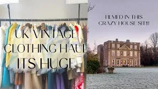 Thumbnail: HUGE UK VINTAGE CLOTHING HAUL 2022 AND SWISH HOUSE SITTING TOUR
