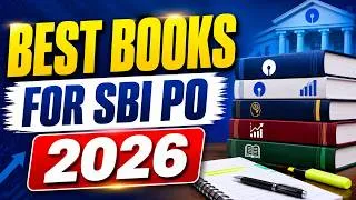 Thumbnail: 🔥 Best Books for SBI PO 2026 📚 | Subject-Wise Book List for Prelims & Mains