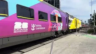 Thumbnail: Addicted To Spotting BrightLine Northbound And Southbound Miami Florida.