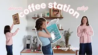 Thumbnail: creating my dream coffee station☕️✨🏠 (THE MOVING DIARIES: season 2 ep 3)