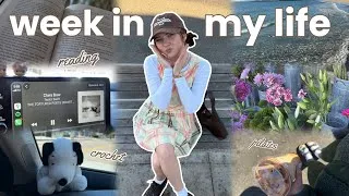 Thumbnail: week in my life 🌟📖🏠 (reading, shopping, crochet and more!)