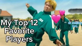 Thumbnail: My Top 12 Squid Game Players 💕